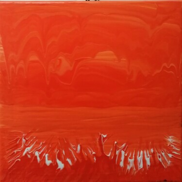Pittura intitolato "vulcano" da Stefano Roberto Salvioli, Opera d'arte originale, Acrilico