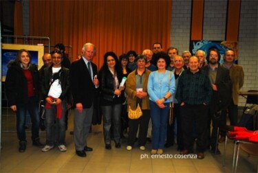 Pittura intitolato "INCONTRO D'ARTE E C…" da Stefano Rollero, Opera d'arte originale