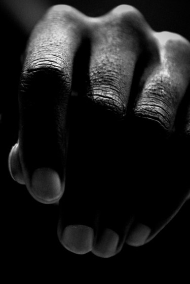 Fotografia intitolato "BLACK HANDS 2" da Stefano Ceretti, Opera d'arte originale