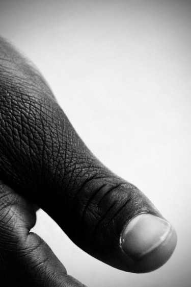 Fotografia intitolato "BLACK HANDS 4" da Stefano Ceretti, Opera d'arte originale