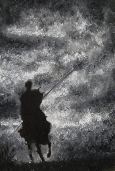 Peinture intitulée "Don Chisciotte cont…" par Stefano Davidson, Œuvre d'art originale