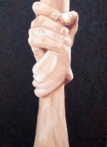 Peinture intitulée "SALVAZIONE (Omaggio…" par Stefano Davidson, Œuvre d'art originale