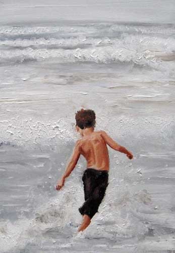 Painting titled "Onde" by Stefano Davidson, Original Artwork