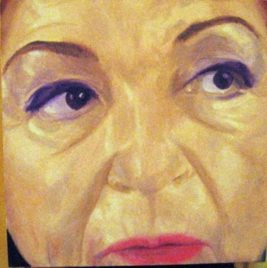 Pittura intitolato "Lo sguardo di Rossa…" da Stefano Davidson, Opera d'arte originale