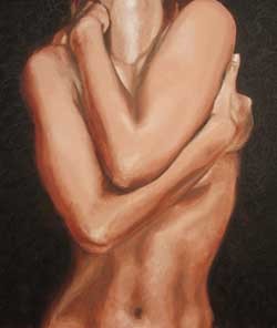 Painting titled "Je m'aime" by Stefano Davidson, Original Artwork