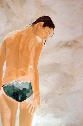 Peinture intitulée "SABBIA" par Stefano Davidson, Œuvre d'art originale
