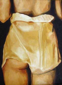 Ζωγραφική με τίτλο "La Culotte" από Stefano Davidson, Αυθεντικά έργα τέχνης