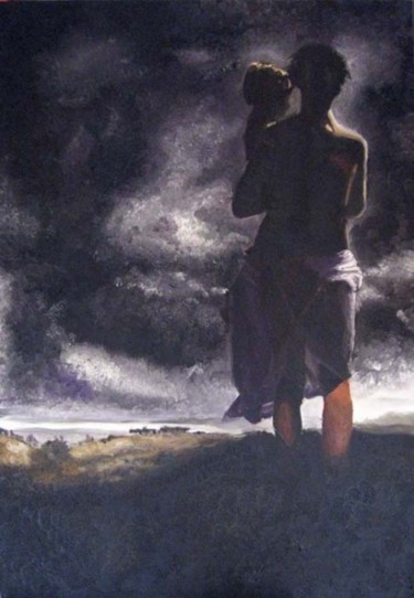 Pittura intitolato "La speranza (Omaggi…" da Stefano Davidson, Opera d'arte originale