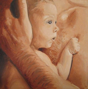 Картина под названием "PATERNITA' (IV)" - Stefano Davidson, Подлинное произведение искусства