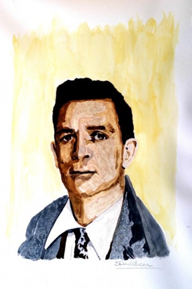 Painting titled "Jack Kerouac" by Stefano Davidson, Original Artwork