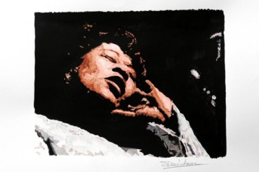 Pittura intitolato "Ella Fitzgerald" da Stefano Davidson, Opera d'arte originale