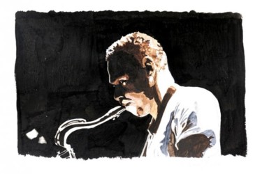 Peinture intitulée "Joshua Redman" par Stefano Davidson, Œuvre d'art originale