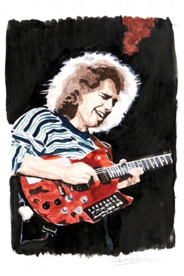 Painting titled "Pat Metheny" by Stefano Davidson, Original Artwork