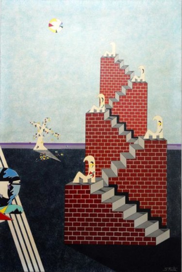 Malerei mit dem Titel "evoluzione-purifica…" von Stefano Festa, Original-Kunstwerk