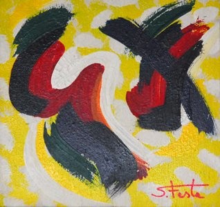 Malerei mit dem Titel "introspezione 5" von Stefano Festa, Original-Kunstwerk