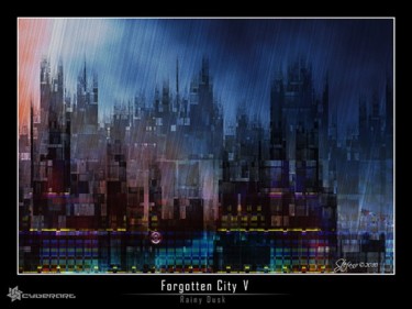 Digital Arts titled "Forgotten City V" by Stefano Popovski, Original Artwork, 2D Digital Work