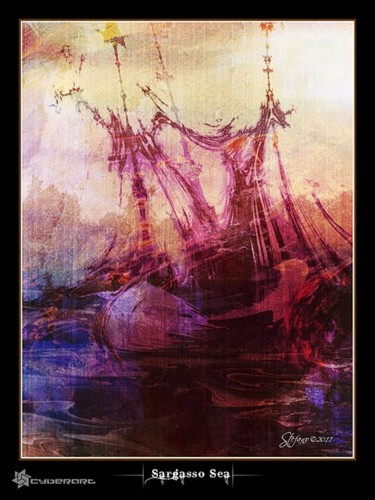 Digital Arts titled "Sargasso Sea" by Stefano Popovski, Original Artwork, 2D Digital Work