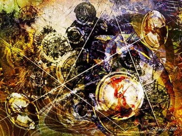 Digital Arts titled "Clockworks II" by Stefano Popovski, Original Artwork, 2D Digital Work