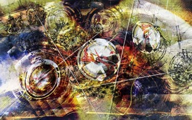 Digital Arts titled "Clockworks III" by Stefano Popovski, Original Artwork, 2D Digital Work
