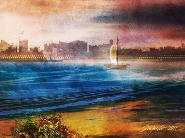 Digital Arts titled "Friendly Harbour" by Stefano Popovski, Original Artwork, 2D Digital Work