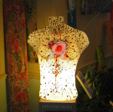 Design intitulée "LAMPADA" par Stefano Rosa, Œuvre d'art originale