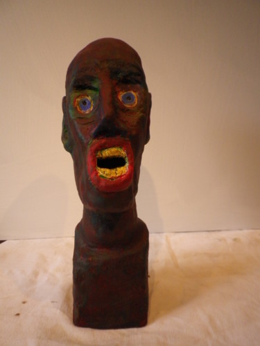 Sculpture titled "" jules "" by Stéfanvivier, Original Artwork, Clay