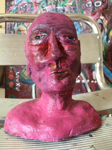 Sculpture titled "" coup e soleil "" by Stéfanvivier, Original Artwork, Clay