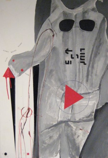 Peinture intitulée "PUSHPLAY.CLOTH.KOUE…" par Swaxu, Œuvre d'art originale