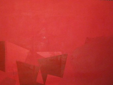 Peinture intitulée "RED MEDUZ RADO - LA…" par Swaxu, Œuvre d'art originale, Huile