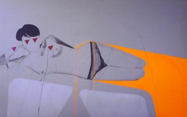 Peinture intitulée "PAULA ROSS LISTER -…" par Swaxu, Œuvre d'art originale