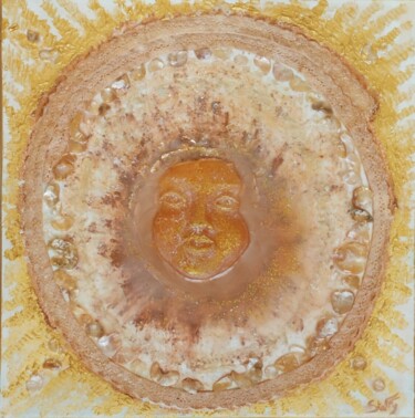 Pintura intitulada "Enfant Soleil" por Steffy, Obras de arte originais, Resina