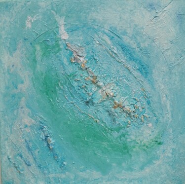 Painting titled "Lagoon" by Steffy, Original Artwork, Acrylic