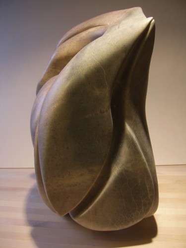 Sculpture intitulée "Graine 3 - Côté 1" par Stéphanie Muller, Œuvre d'art originale, Pierre