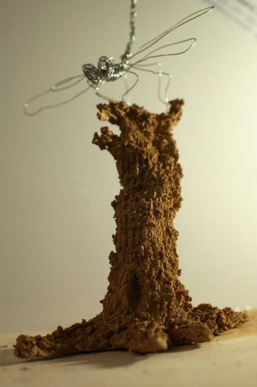 Sculpture intitulée "La libellule" par Stéphanie Muller, Œuvre d'art originale