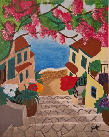 Painting titled "Isola" by Stefy, Original Artwork, Acrylic