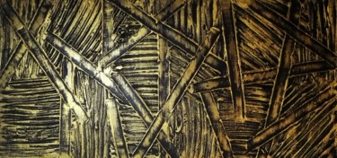 Peinture intitulée "Peinture abstraite…" par Steivan Loundou, Œuvre d'art originale, Acrylique Monté sur Châssis en bois