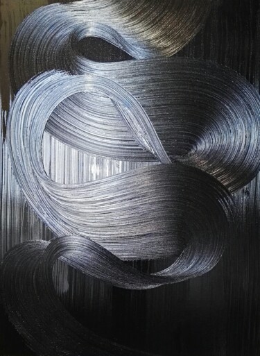 Pintura titulada "peinture à l`huile…" por Steivan Loundou, Obra de arte original, Oleo Montado en Bastidor de camilla de ma…