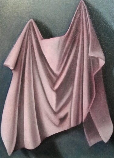 Картина под названием "drape étude huile s…" - Steivan Loundou, Подлинное произведение искусства, Масло