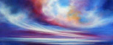 Картина под названием "Follow Your Dreams" - Stella Dunkley, Подлинное произведение искусства, Масло Установлен на Деревянна…