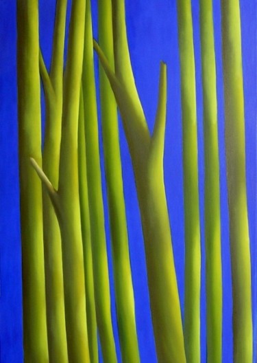 Pintura titulada "Azul profundo" por Stella Mezzadri, Obra de arte original, Oleo