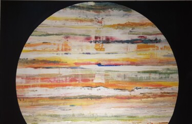 Painting titled "Symphonie colore" by Stella Mucret Dite Loo'Ise, Original Artwork, Acrylic Mounted on Wood Stretcher frame