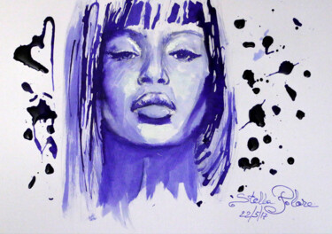 Pintura titulada "Naomi Campbell" por Stella Polare, Obra de arte original, Tinta