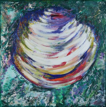 Painting titled "Jouet de sapin.jpg" by Stella Polare, Original Artwork, Oil