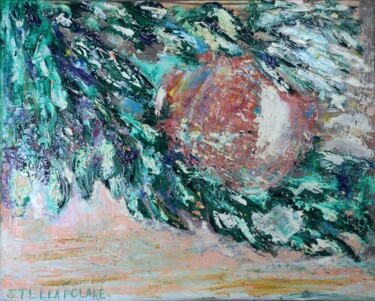 Malerei mit dem Titel "Jouet de sapin.jpg" von Stella Polare, Original-Kunstwerk, Öl