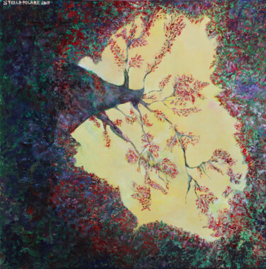 Pittura intitolato "Listen to the natur…" da Stella Polare, Opera d'arte originale, Olio