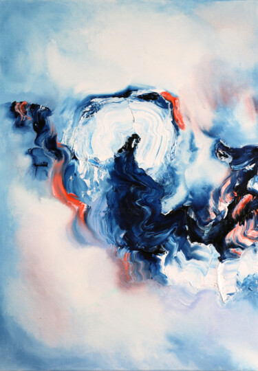 Malerei mit dem Titel "Urgence de joie 81…" von Stella Polare, Original-Kunstwerk, Öl