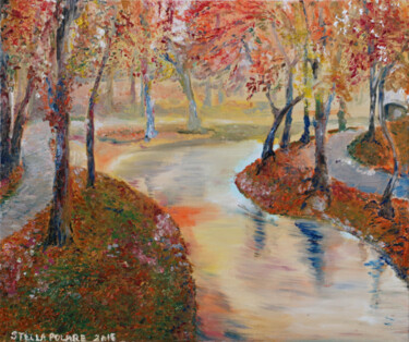 Painting titled "Autumn-Memories.jpg" by Stella Polare, Original Artwork, Oil