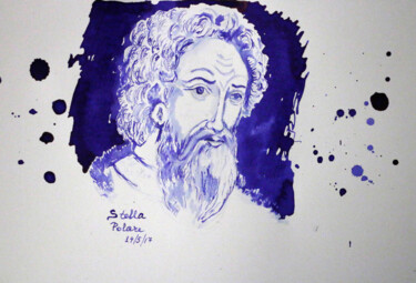 Malerei mit dem Titel "13-aleksandr-nevski…" von Stella Polare, Original-Kunstwerk, Tinte
