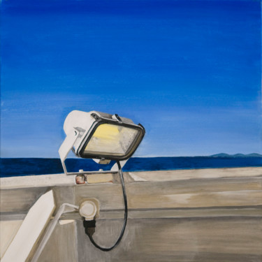 Malerei mit dem Titel "Crew Deck #7" von Stella Blau, Original-Kunstwerk, Acryl