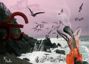 Arts numériques intitulée "Magic  song of the…" par Stella Khudyakova, Œuvre d'art originale, Photo montage